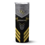 personalized-ucf-knights-hexagon-honeycomb-gold-black-skinny-tumbler-best-selling.webp