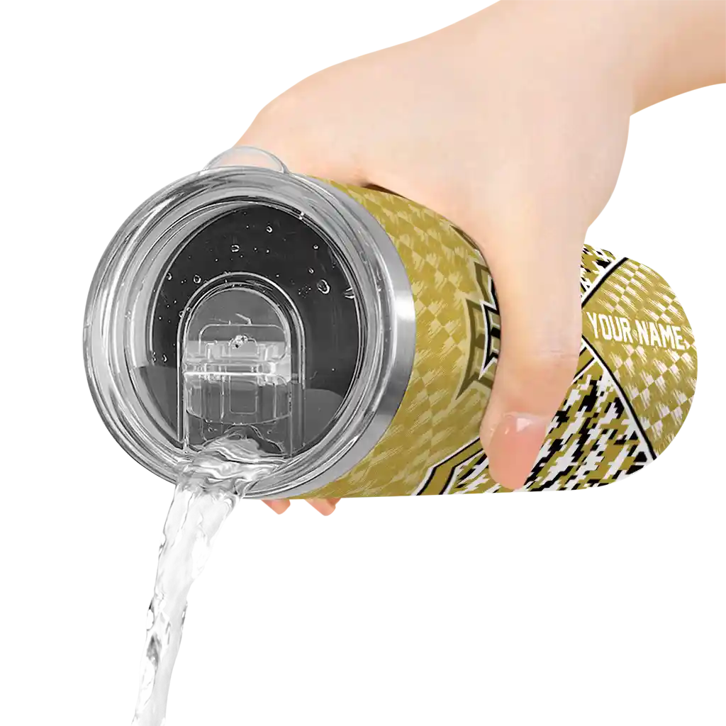 personalized-ucf-knights-monogram-burst-gold-white-skinny-tumbler-latest-model.webp