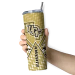 personalized-ucf-knights-monogram-burst-gold-white-skinny-tumbler-best-selling.webp