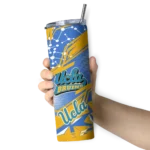 personalized-ucla-bruins-helmet-clash-blue-skinny-tumbler-best-selling.webp