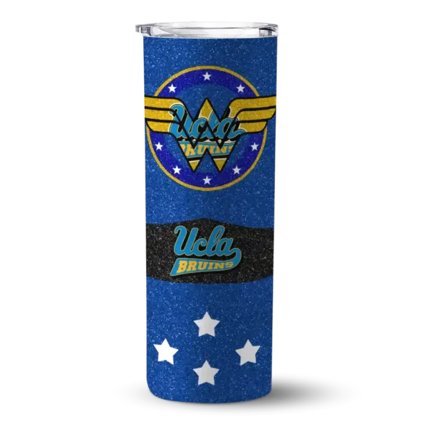personalized ucla bruins star cluster blue skinny tumbler best selling