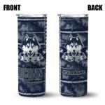 personalized-uconn-huskies-chevron-patch-blue-skinny-tumbler-best-selling.webp