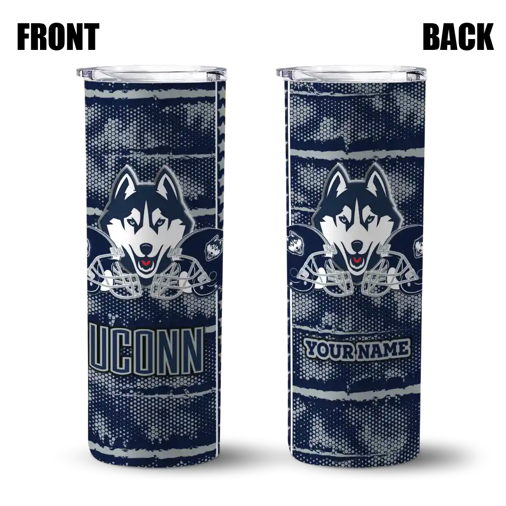 personalized-uconn-huskies-chevron-patch-blue-skinny-tumbler-fashion-forward.webp