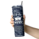 personalized-uconn-huskies-chevron-patch-blue-skinny-tumbler-best-selling.webp