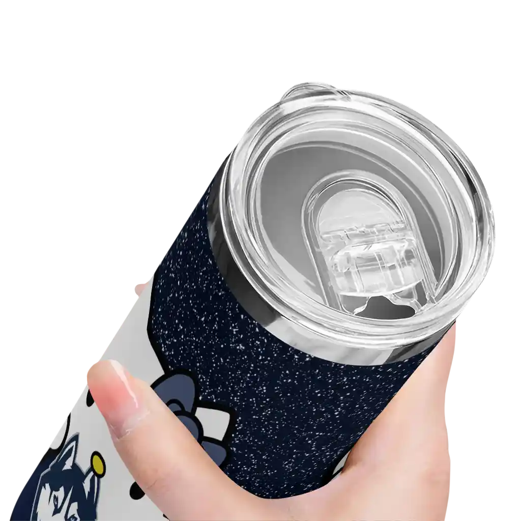 personalized-uconn-huskies-hello-kitty-blue-black-skinny-tumbler-high-quality.webp