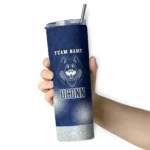 personalized-uconn-huskies-starburst-tiles-blue-skinny-tumbler-best-selling-1.webp