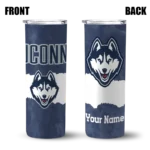 personalized-uconn-huskies-torn-band-blue-white-skinny-tumbler-best-selling-1.webp