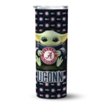 personalized-uconn-huskies-yoda-cozy-blue-black-skinny-tumbler-best-selling-1.webp