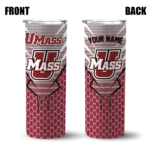 personalized-umass-minutemen-chevron-stripes-red-skinny-tumbler-best-selling.webp