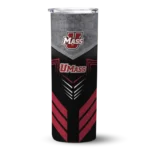 personalized-umass-minutemen-hexagon-honeycomb-red-black-skinny-tumbler-best-selling.webp
