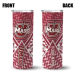 personalized-umass-minutemen-monogram-burst-red-white-skinny-tumbler-best-selling.webp