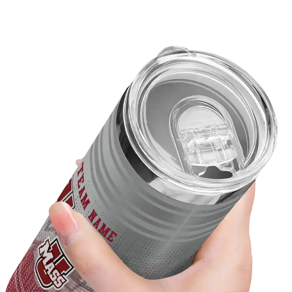 personalized-umass-minutemen-swirl-texture-red-skinny-tumbler-high-quality.webp