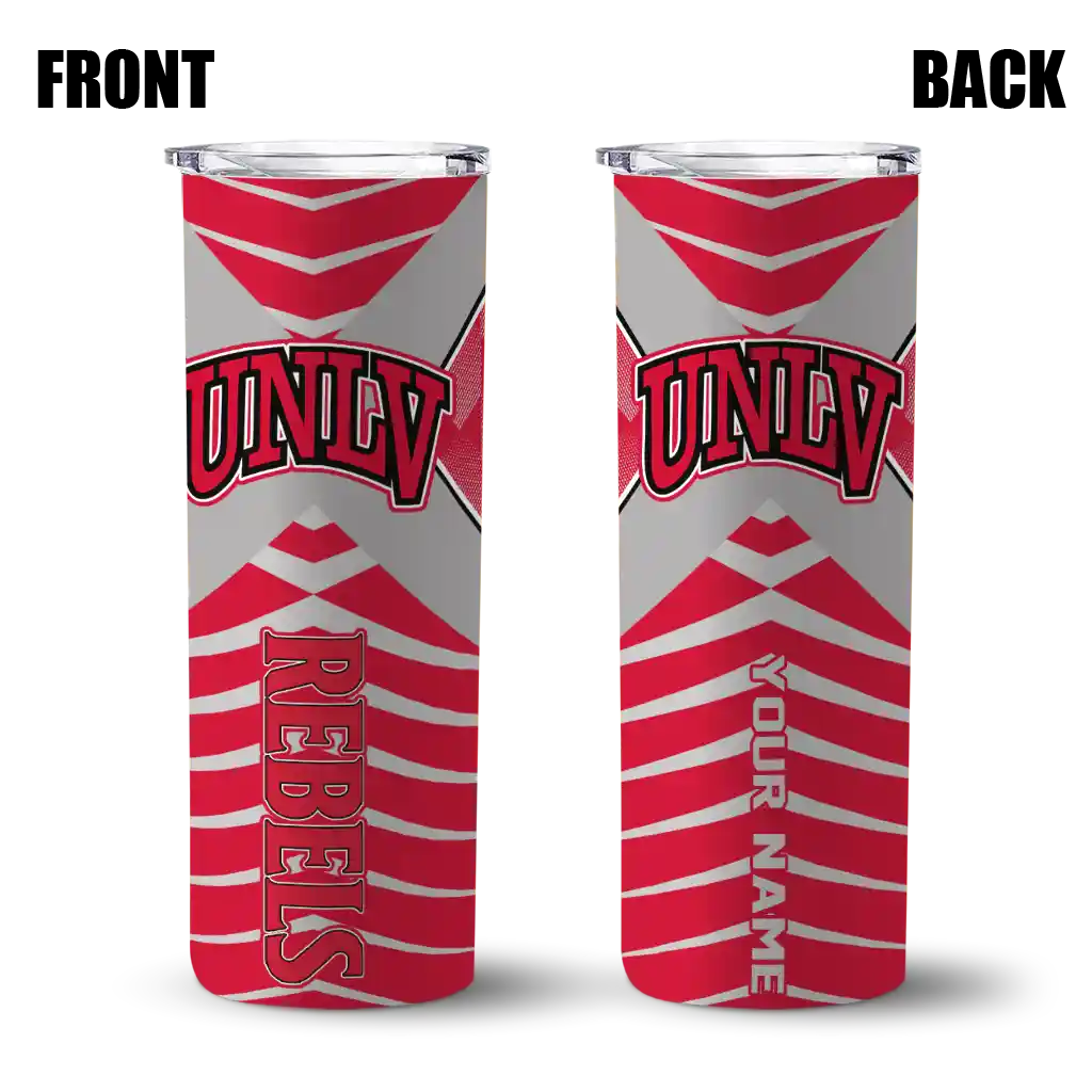 personalized-unlv-rebels-camo-texture-red-skinny-tumbler-fashion-forward-1.webp