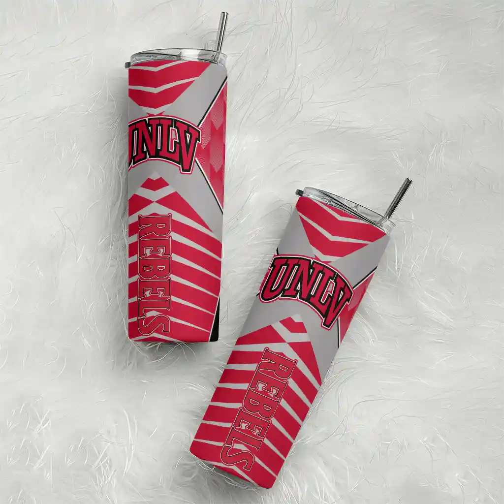 personalized-unlv-rebels-camo-texture-red-skinny-tumbler-top-rated-1.webp