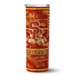 personalized-usc-trojans-chevron-patch-red-skinny-tumbler-best-selling.webp