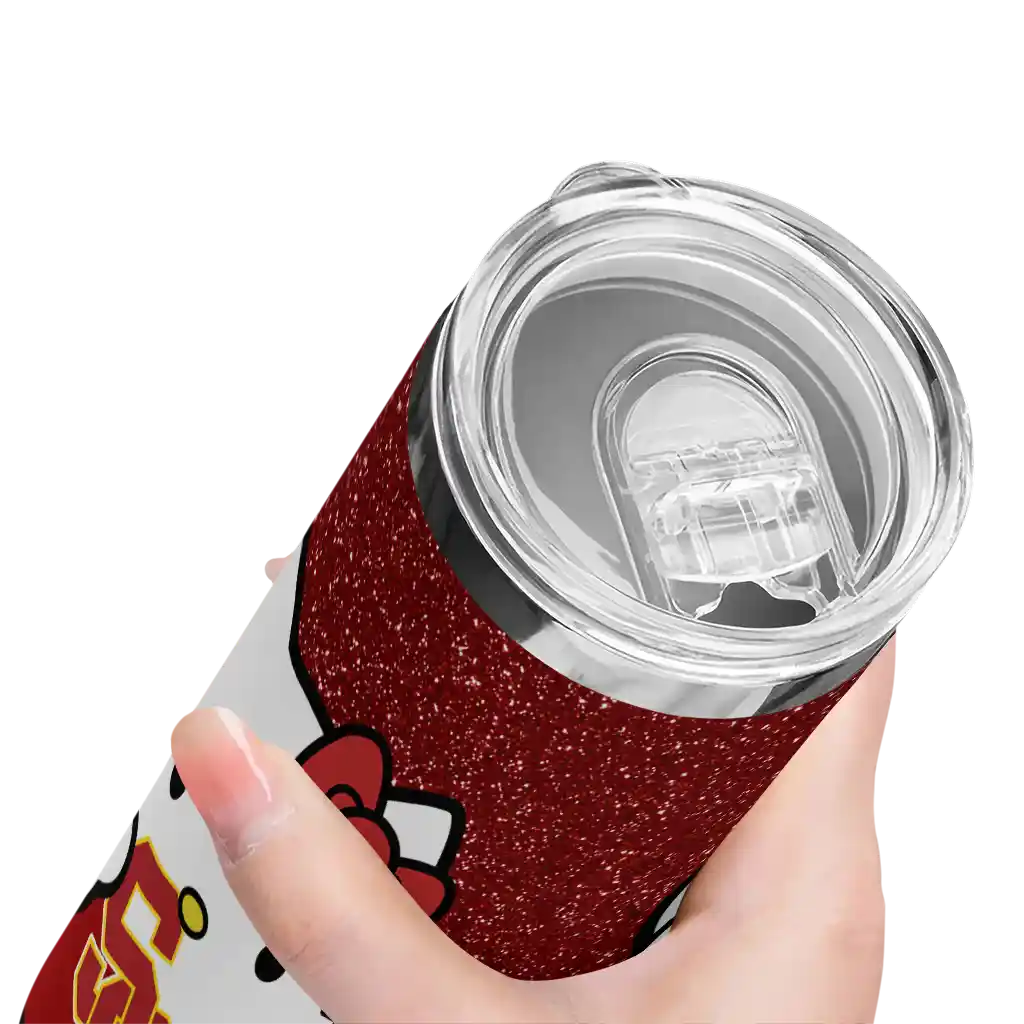 personalized-usc-trojans-hello-kitty-red-black-skinny-tumbler-high-quality.webp