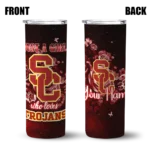 personalized-usc-trojans-rose-romance-red-black-skinny-tumbler-best-selling-1.webp