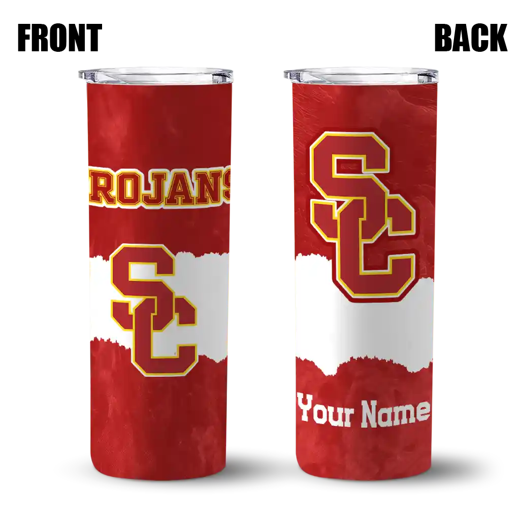 personalized-usc-trojans-torn-band-red-white-skinny-tumbler-fashion-forward.webp
