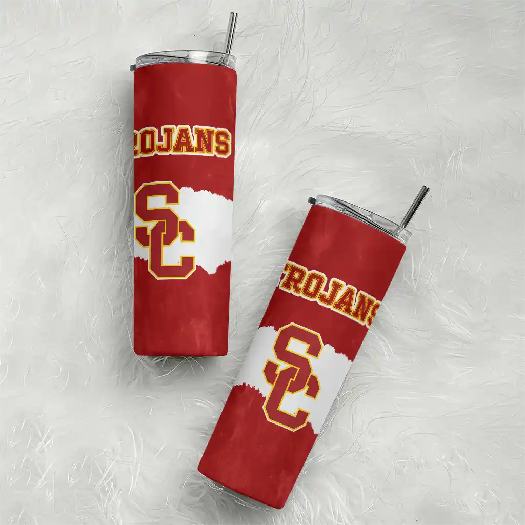 personalized-usc-trojans-torn-band-red-white-skinny-tumbler-top-rated.webp