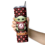 personalized-usc-trojans-yoda-cozy-red-black-skinny-tumbler-best-selling-1.webp