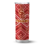 personalized-usc-trojans-zipper-leopard-red-skinny-tumbler-best-selling.webp