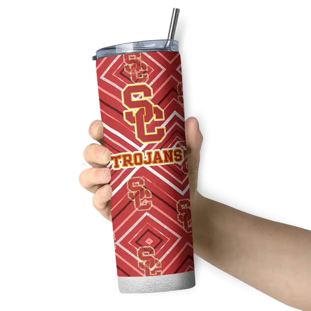 personalized-usc-trojans-zipper-leopard-red-skinny-tumbler-premium-grade.webp