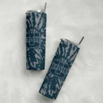 personalized-utah-state-aggies-metallic-grid-navy-skinny-tumbler-best-selling-1.webp