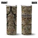 personalized-utah-utes-antler-flow-camo-skinny-tumbler-best-selling-1.webp