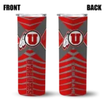 personalized-utah-utes-camo-texture-red-skinny-tumbler-best-selling.webp