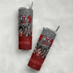 personalized-utah-utes-kiss-band-gray-skinny-tumbler-best-selling-1.webp