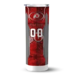 personalized-utah-utes-stacked-diamond-red-skinny-tumbler-best-selling.webp
