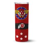 personalized-utah-utes-star-cluster-red-skinny-tumbler-best-selling-1.webp