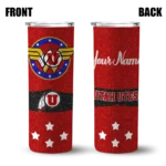 personalized-utah-utes-star-cluster-red-skinny-tumbler-best-selling-1.webp