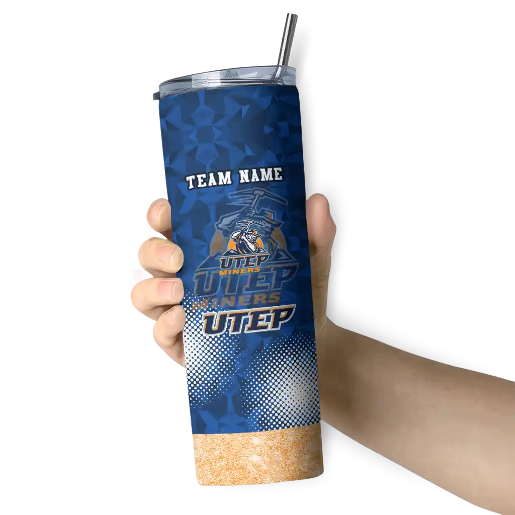 personalized-utep-miners-starburst-tiles-blue-skinny-tumbler-premium-grade.webp