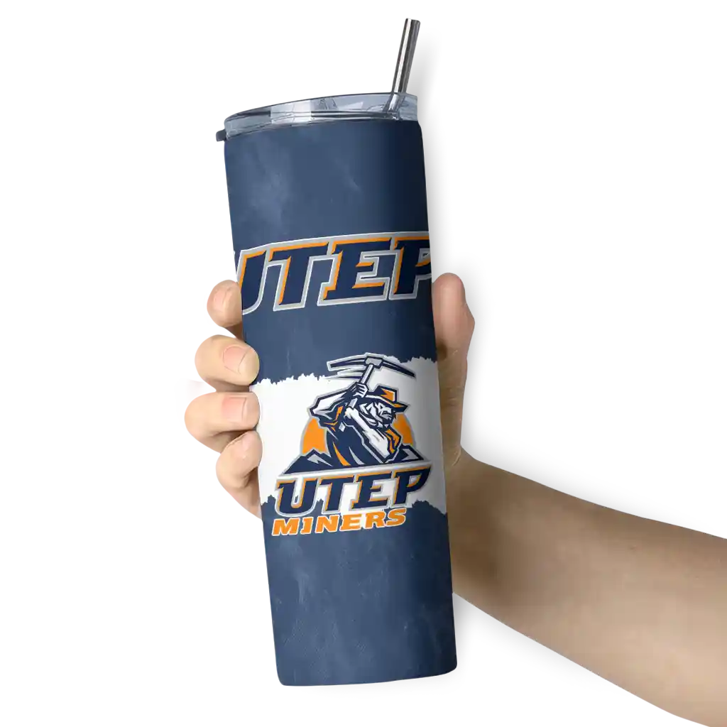personalized-utep-miners-torn-band-blue-white-skinny-tumbler-premium-grade.webp