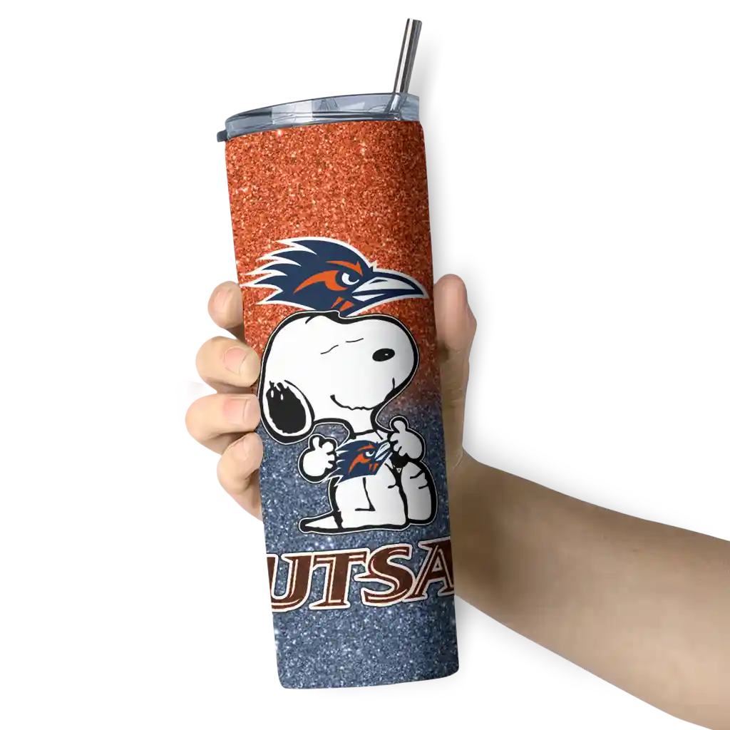 personalized-utsa-roadrunners-snoopy-attitude-orange-skinny-tumbler-premium-grade.webp