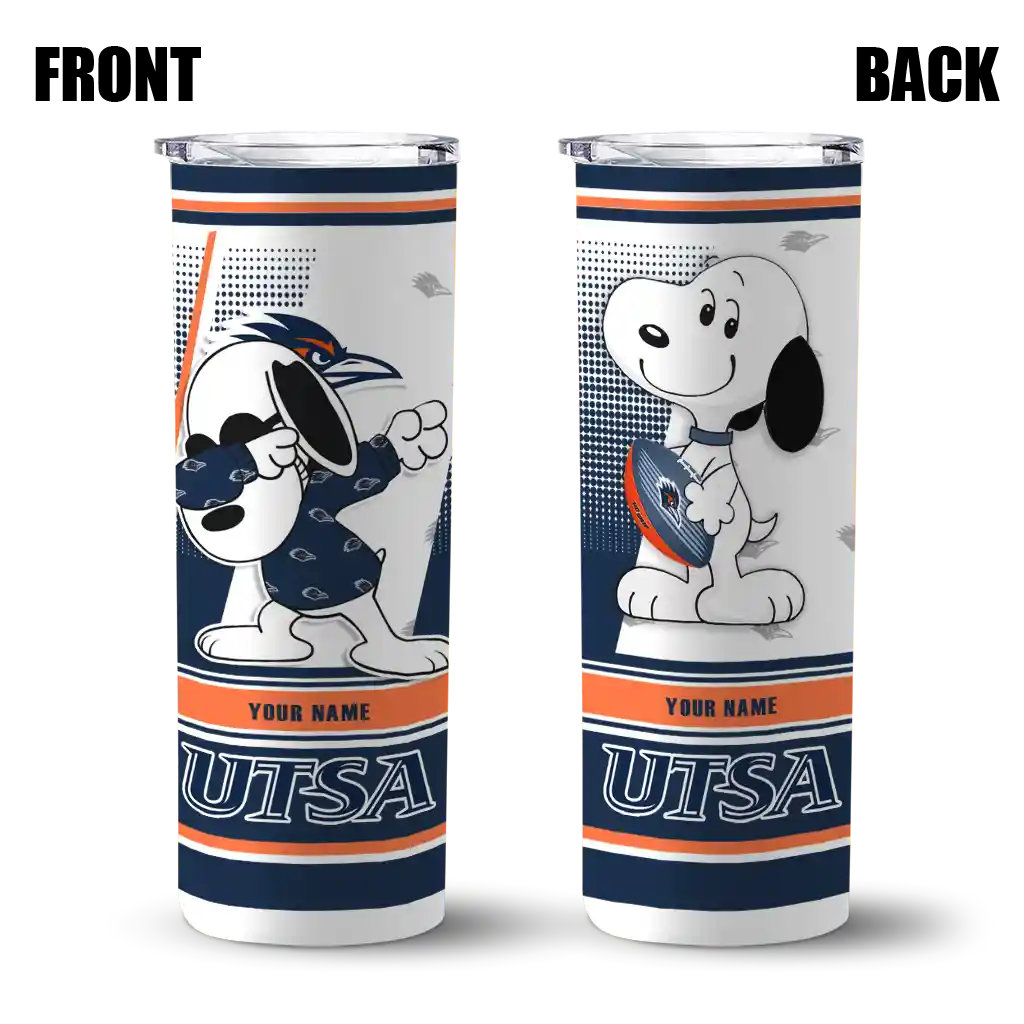 personalized-utsa-roadrunners-snoopy-dog-orange-white-skinny-tumbler-fashion-forward.webp
