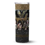 personalized-vanderbilt-commodores-kiss-band-gold-skinny-tumbler-best-selling-1.webp
