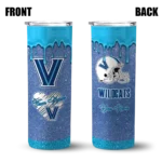 personalized-villanova-wildcats-pixel-fade-navy-skinny-tumbler-best-selling-2.webp