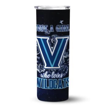 Villanova Wildcats Tumber - Personalized Rose Romance Skinny Navy Black