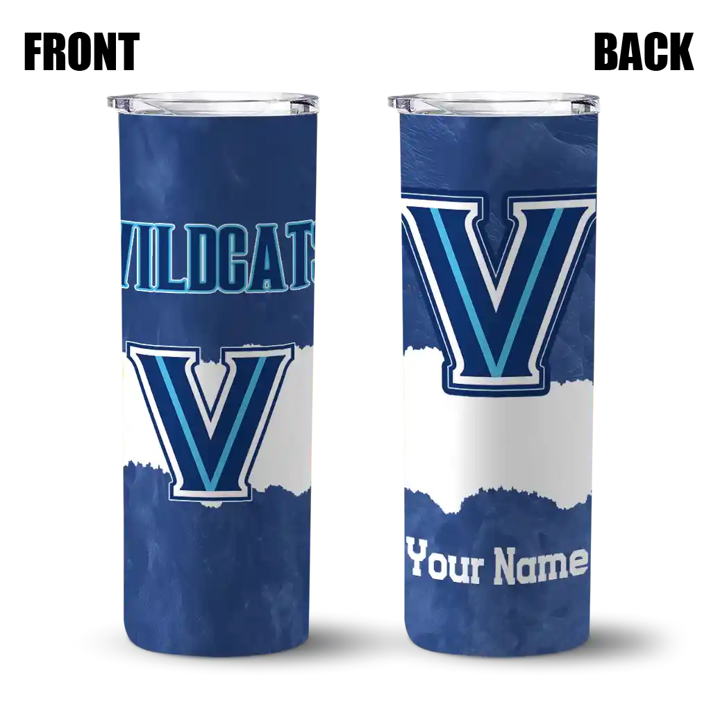 personalized-villanova-wildcats-torn-band-navy-white-skinny-tumbler-fashion-forward-2.webp