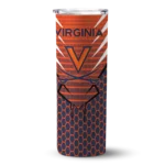 personalized-virginia-cavaliers-chevron-stripes-blue-skinny-tumbler-best-selling.webp