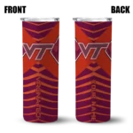 personalized-virginia-tech-hokies-camo-texture-maroon-skinny-tumbler-best-selling.webp