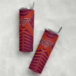 personalized-virginia-tech-hokies-camo-texture-maroon-skinny-tumbler-best-selling.webp