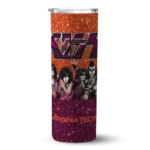 personalized-virginia-tech-hokies-kiss-band-orange-skinny-tumbler-best-selling-1.webp