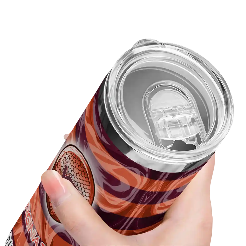 personalized-virginia-tech-hokies-patterned-waves-maroon-skinny-tumbler-high-quality-2.webp