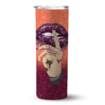 personalized-virginia-tech-hokies-sparkle-lips-maroon-skinny-tumbler-best-selling-1.webp