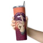 personalized-virginia-tech-hokies-sparkle-lips-maroon-skinny-tumbler-best-selling-1.webp