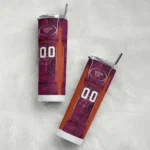 personalized-virginia-tech-hokies-stacked-diamond-maroon-skinny-tumbler-best-selling.webp