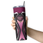 personalized-virginia-tech-hokies-superman-emblem-maroon-black-skinny-tumbler-best-selling.webp